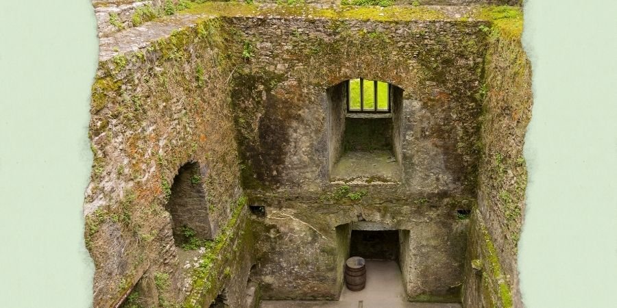 Parte interna del Castillo de Blarney