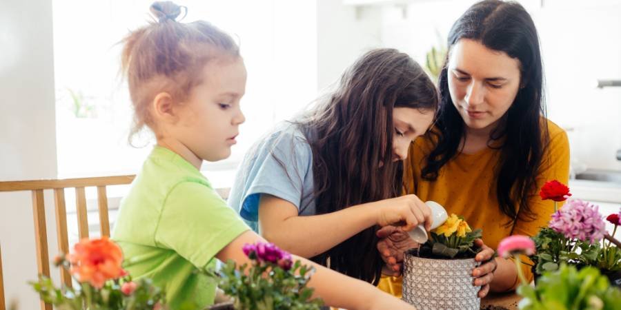 Cuidar niños sin saber inglés