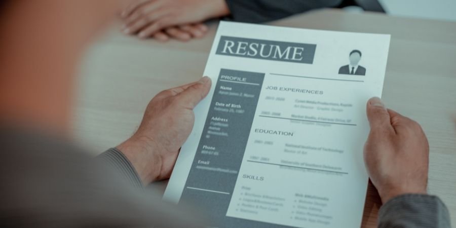 formato Curriculum en Inglés