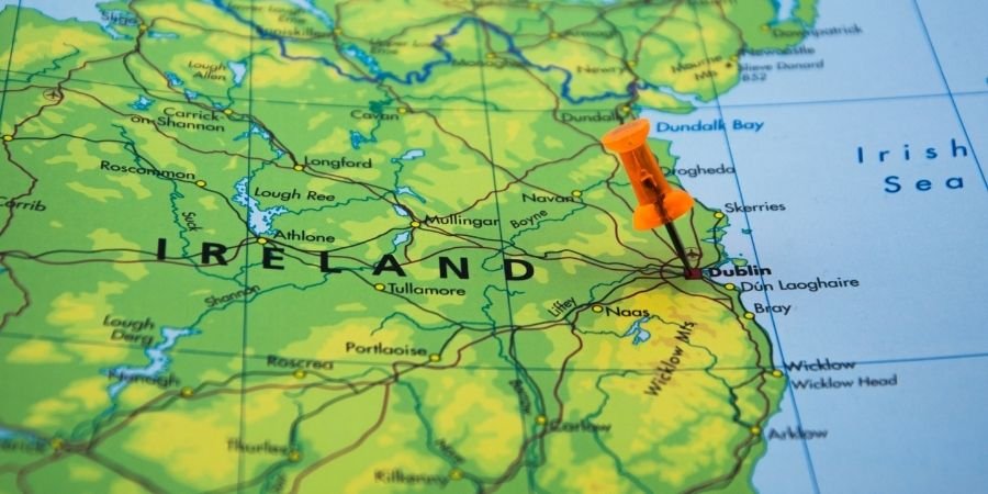 mapa Argentinos en Irlanda