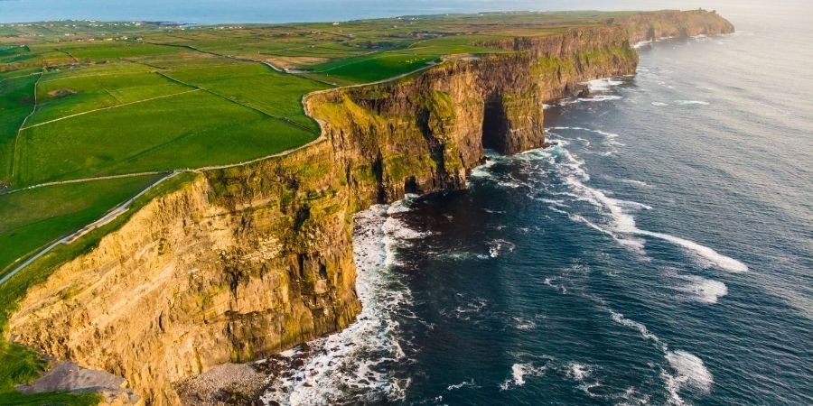 Acantilados irlandeses Cambios de Clima y Geografía