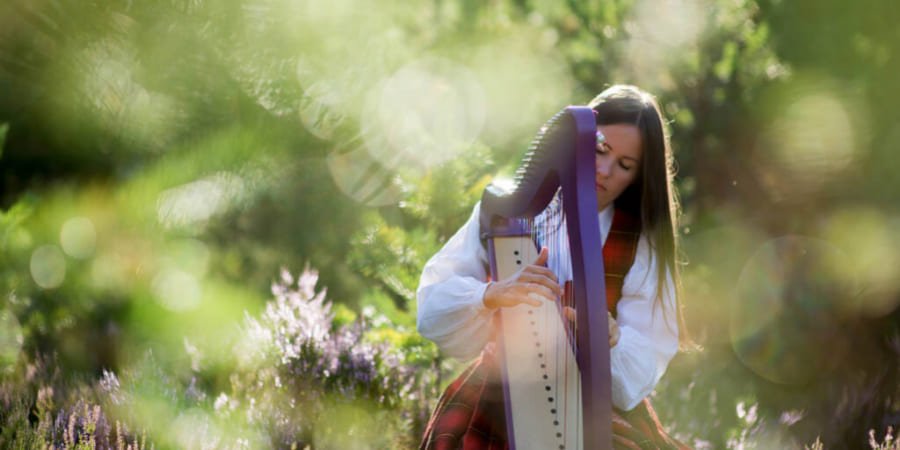 Harpa CEltica Instrumento Irlandés