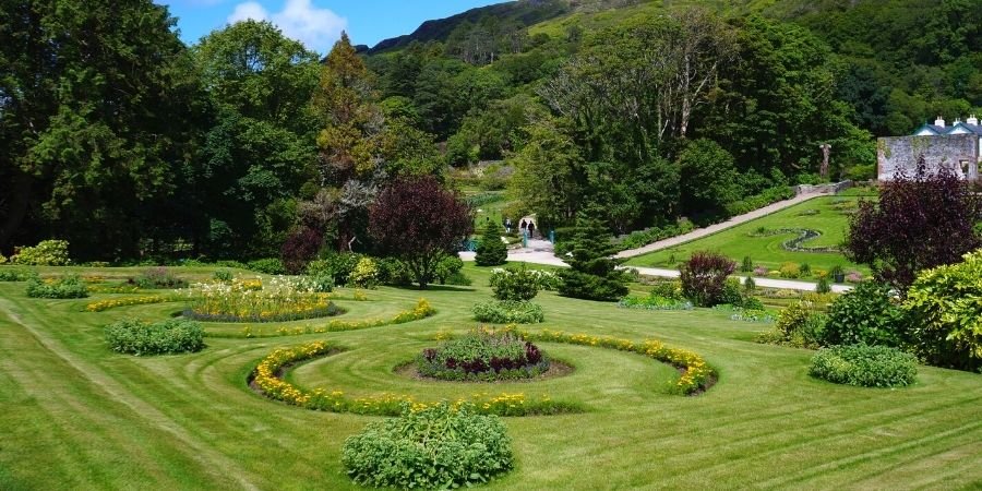 Abadía Kylemore Jardín
