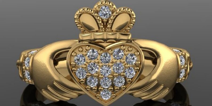 Anillos Irlandeses de oro simbolo