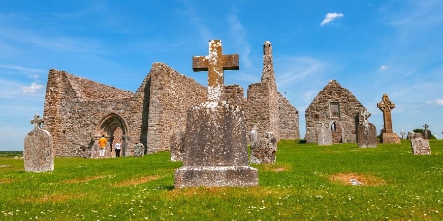 Foto de la Abadía Clonmacnoise en Irlanda para Ver