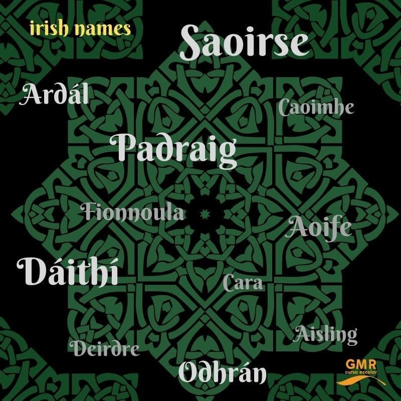 Los nombres Irlandeses más famosos