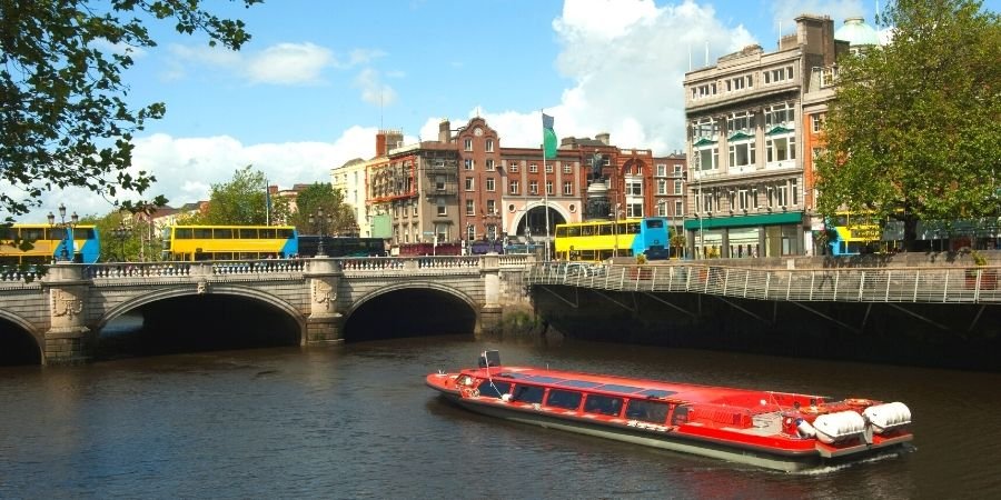 el rio Liffey Dublín