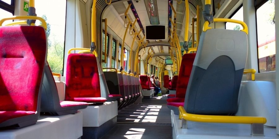 Tranvía Dublín por dentro