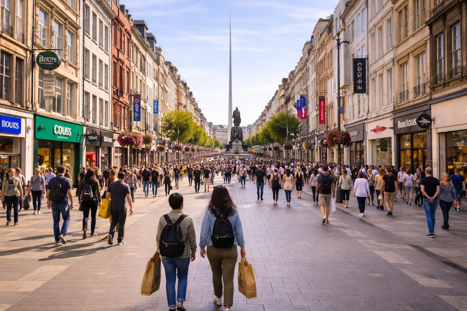 O´ Connell Streer visitando