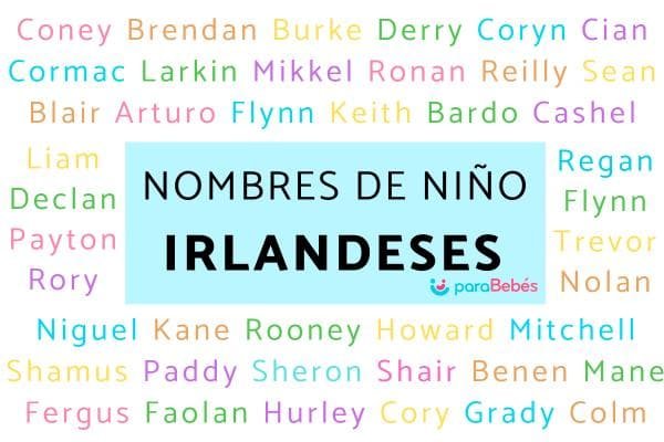 Nombres Irlandeses masculinos